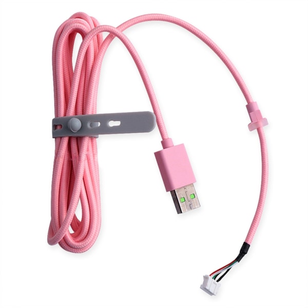 USB laddningskabel PVC Line Wire för Razer Kraken Ultimate / 7.1 V2 RGB / V3 Wired / Kitty Edition hörlursdelreparation
