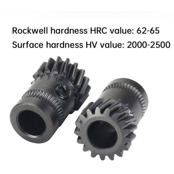 Helical Gear Hög hårdhet Styrka Form Stål Material Uppgraderat redskap för Mini V1 V2 Sherpa Extruders Dual Gear Extruder