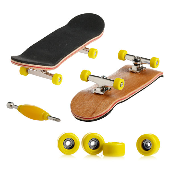 1sett Tredekk Gripebrett Skateboard Sportsspill Barnegave Maple Wood Sett Nytt