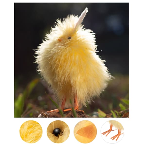 Påskekyllingpynt til Supermarked Små Gule Kyllingdekorasjoner