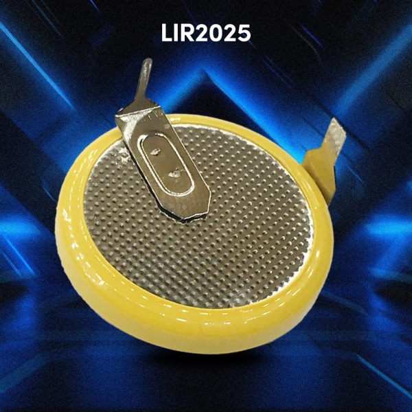 2st LIR2025 3,6V 20mAh litiumknappcell för watch Klocka Datorer Fjärrkontrollleksak Uppladdningsbar