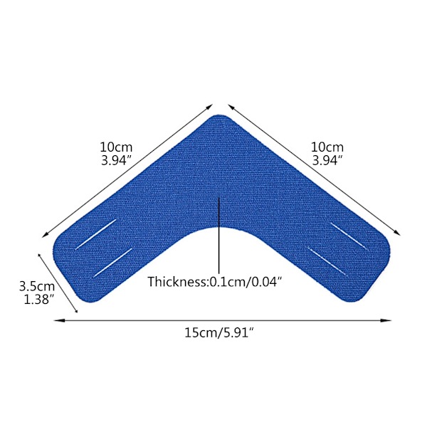 Kinesiologitejp Atletisk återhämtning Elastiskt tejp Fitnessbandage för kvinnor män Rose Red