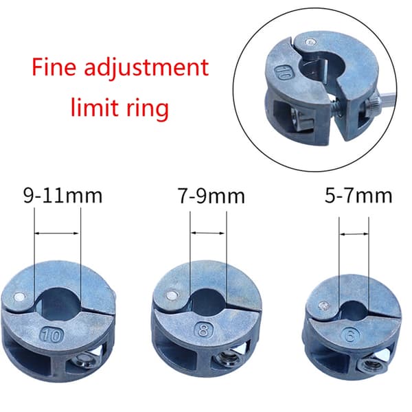 Trebor Limiteringringer 5mm -11mm Universelle Dybdebor Krager