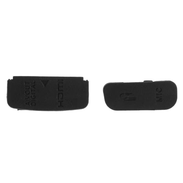 Interface USB AV OUT HDMI-kompatibel MIC Gummi Dør Bunddæksel Til 600D