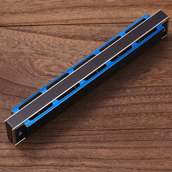 Harmonica Harp Harmonica för C-dur 24 hål Polyfoni Orgel Diatonisk Mun B