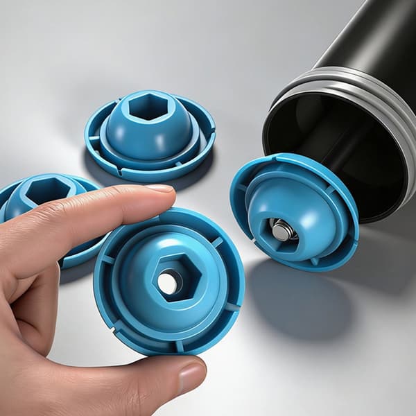 Universal ABS-plastik skubbeplade til flere klæbepistoler, stort hoveddesign