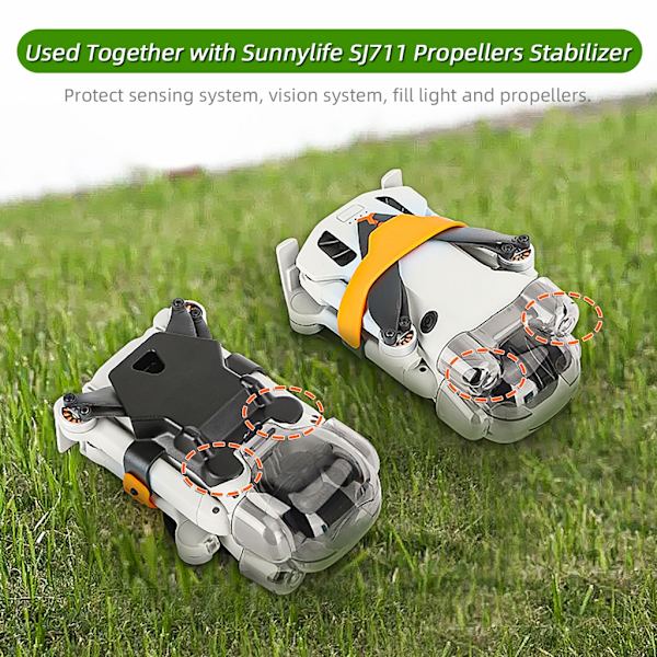 Gimbaldeksel Linsebeskyttelse Front Vision Sensor Beskyttelse for Mini 4 Pro