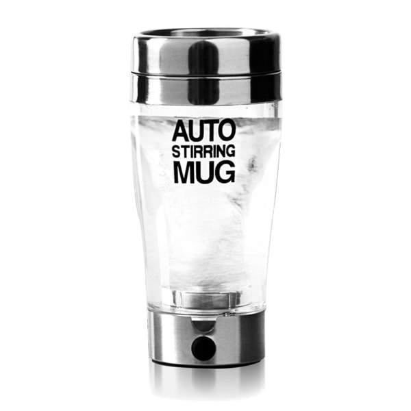 400ml Elektrisk Protein Shaker Cup Auto Shake Mixer Drikkeflaske Blender Juicer Rustfrit stål Transparent kaffekrus