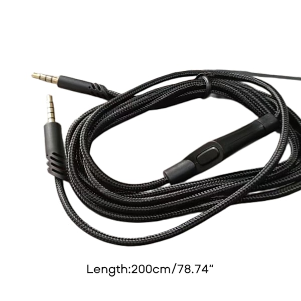 6,5 fod Udskiftnings Headset Kabel til Astro A40TR/A40 Gaming Headset Ledning