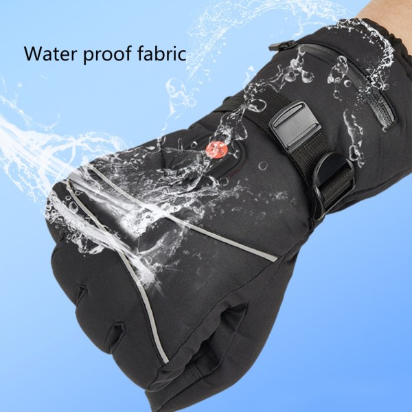 Uppgraderade uppvärmda handskar för män och kvinnor Utomhus Laddningsbara elektriska handskar för inomhusbruk Värmehandskar för klättring och vandring
