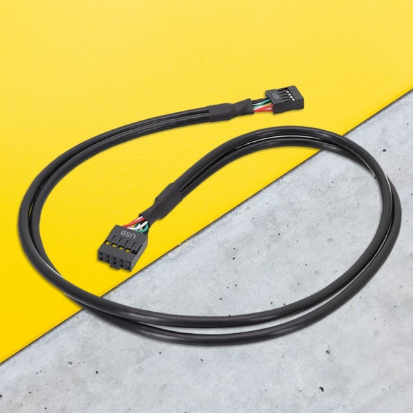 USB 9Pin till 9Pin honkabelskyddslinje förbättrar stabilitet och hastighet 70cm