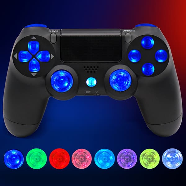 LED Mod for kontrollerens ansiktsknapper DTF LED Mod Kit for kontroller