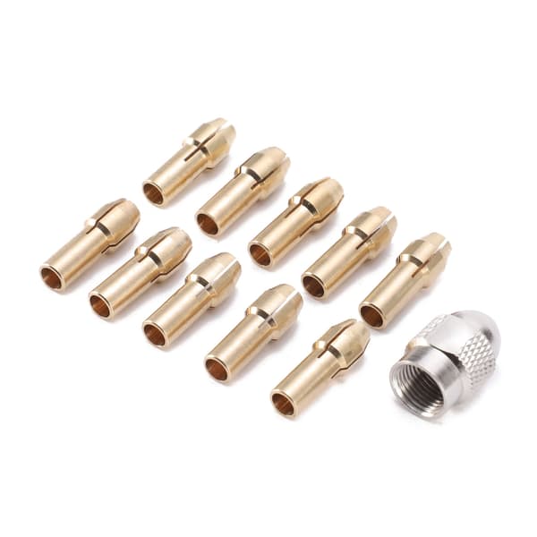Borrfoder Spännhylsa Set Borrfoder Spännhylsa Kit 0.5-3.2mm Skaft Ersättning 4486