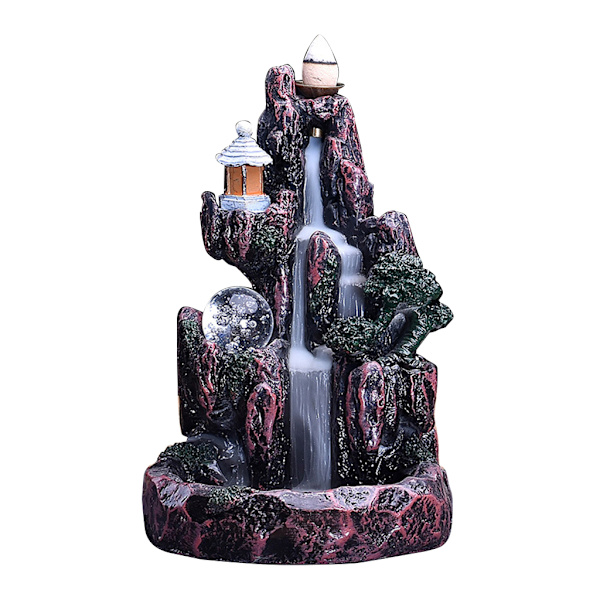 Resin Backflow suitsukepidike Hieno hahmohahmoinen kotitoimiston sisustus