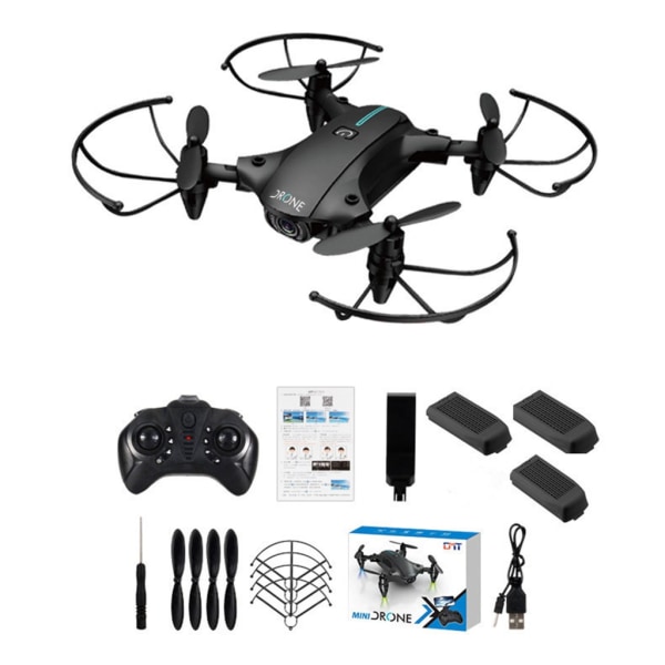 Mini sammenleggbare droner med 4K fast høyde 4k kamera RC Quadcopter 4K fly sammenleggbar modell Gave Voksne Barn RC Droner
