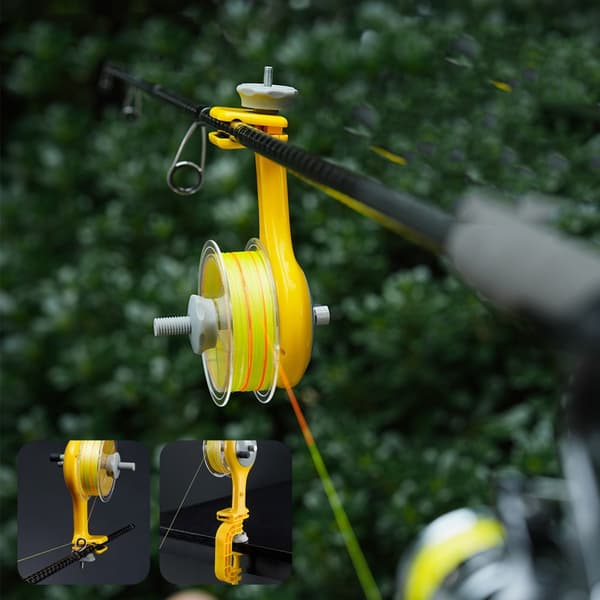 Snellespole for jevn vikling på baitcasting-sneller
