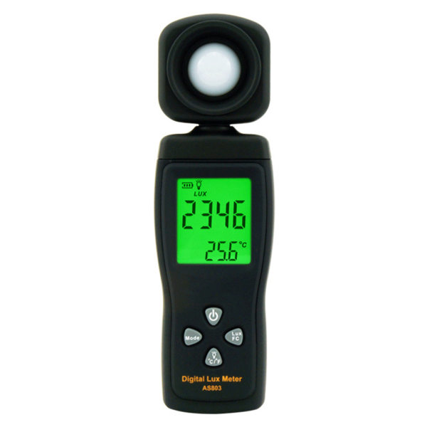 AS803 Luxmeter Digital lysmåler til Lux Meter Fotometer Radiometer LCD Handh