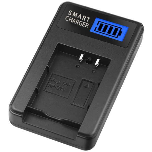 USB batteriladdare för Cyber ​​shot DSCRX100/DSCRX100II,/DSCRX100III/DSCHX90V/DSCWX350 Kameror Batteri Lätt att använda