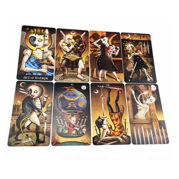 Tarot-kortit, Deviant Moon Tarot -pakka Ennustuspelikortti, Perhejuhlapalvelus