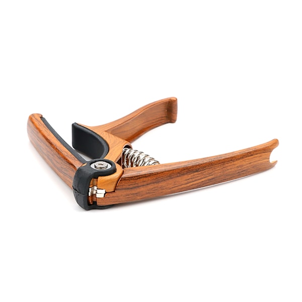 Gitarr Capo för akustisk elgitarr ukulele, 4 i 1 Capo med plektrumhållare