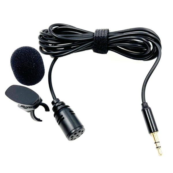 Omnidirektionel kondensatormikrofon kvalitetslydoptagelse til vlog, podcasts, præsentationer Omnidirektionel mikrofon 360° roter klip
