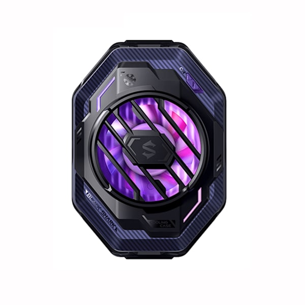 Black-Shark 3Pro -puhelimen jäähdytintuuletin jäähdyttimen kaukosäädin, nopeasti jäähtyvä puolijohdejäähdytyselementti, 7 terää RGB-valolla