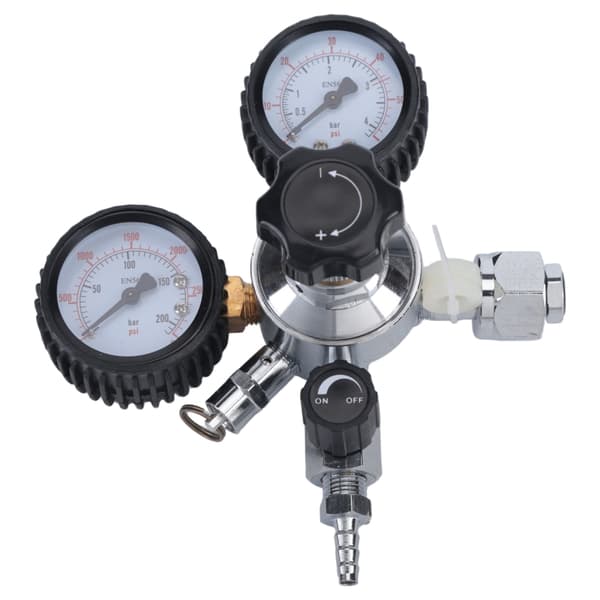 CO2-regulatorventiler 5/16 tommer regulator dobbelttrinns trykkreduserende ventiler