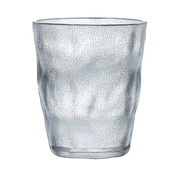 Okrossbara dricksglas i akryl 220 ml splittersäkra vattentumlare Återanvändbara Transparent