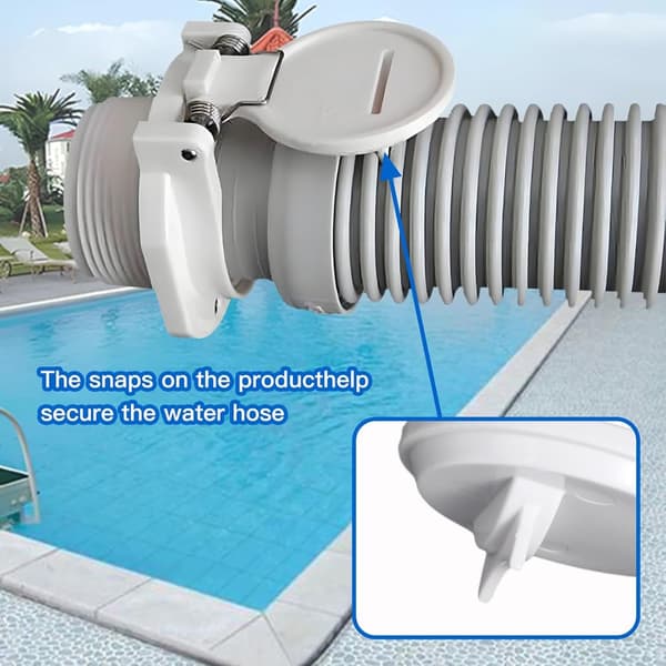 Pool Dammsugarslang Koppling Läckageförebyggande Polymer Säker Adapter