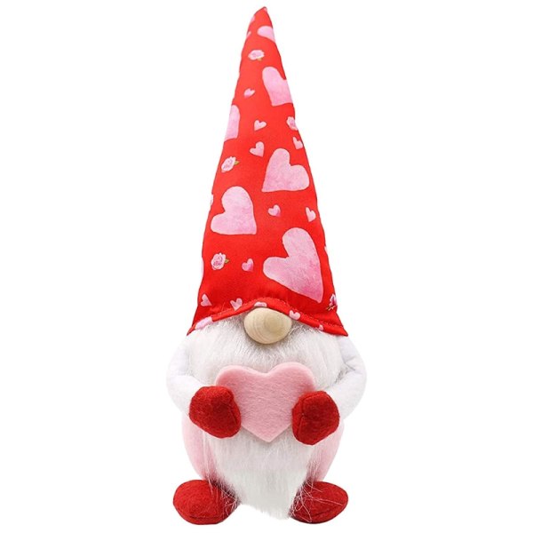 Christmas Gnomes Plysch Handgjord Tomte Svensk Gnome Enkelt sätt att klä upp Holiday Skandinavisk Figurine Nordic Plush Elf null - A