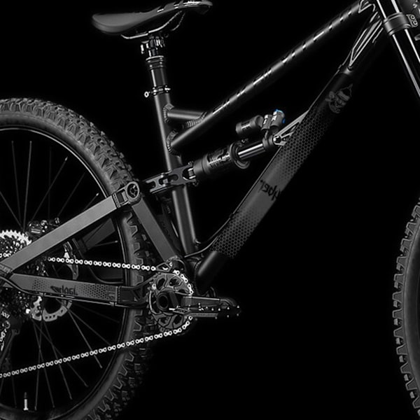 Polkupyörän rungon suojat, tarrat, pyörän ketjusuojat maantiepyörälle Carbon Fiber Style