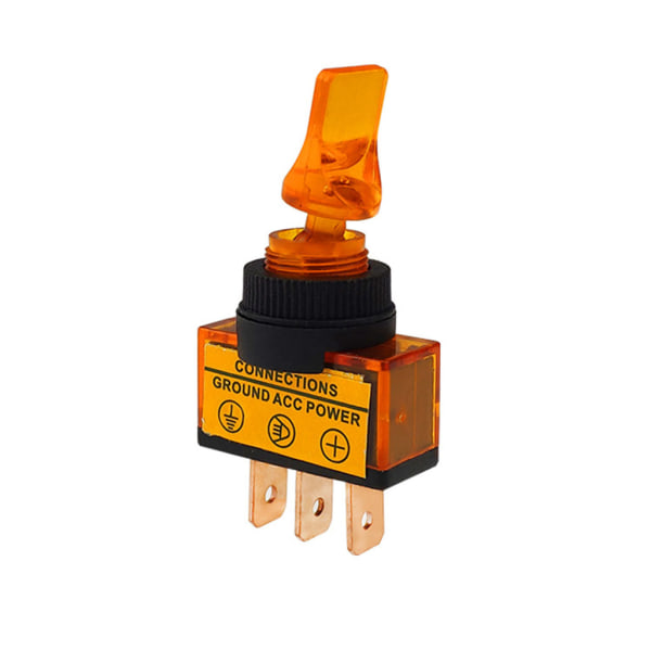 På/av Laddare uttag Panel USB power Tändare vippströmbrytare Upplyst LED Upplyst för bil Lastbil Ships Husbil Yellow