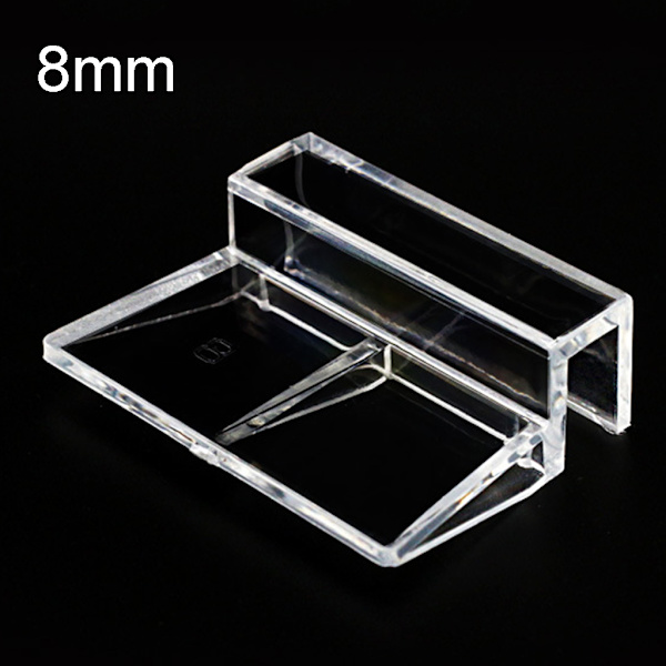 Universale lokkklemmer for kantløse akvarier Holder Brakett Klemmestativ 6mm/8mm/10m