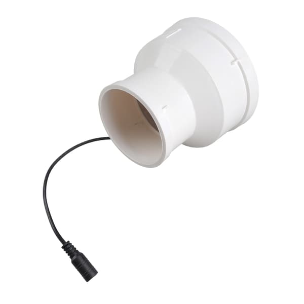 15W Solar Ventilator 75mm til 110mm Røradapter Udendørs Rumkøling