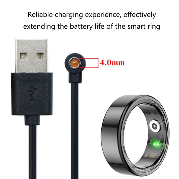 USB-ladekabel for 4 mm avstandslading, 30 cm lengde