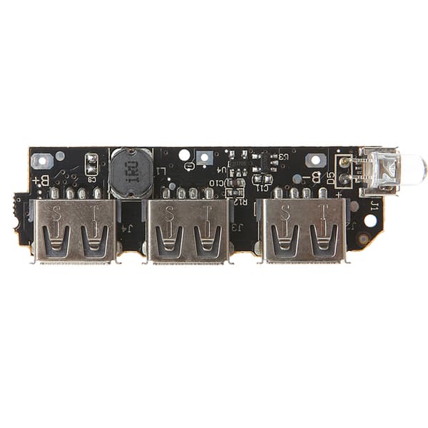 5V 2.1A Tehostinlevy Tehostin Virtamoduuli 3 USB Virtapankki Tehostinlevy DIY
