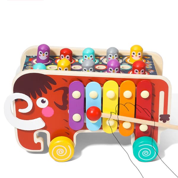Barnens Pounding Hamster Spel Verklighetstrogen Hammare Bärbara Pedagogiska Leksaker