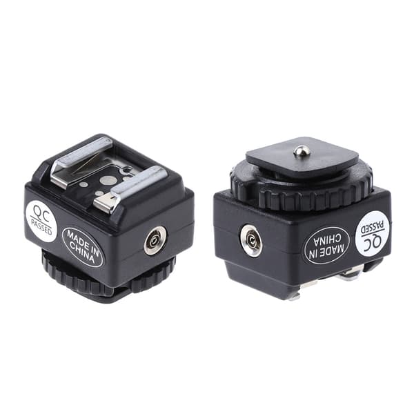 C-N2 Hot Shoe Konverter Adapter PC Sync Port Kit Til Flash Til Kamera