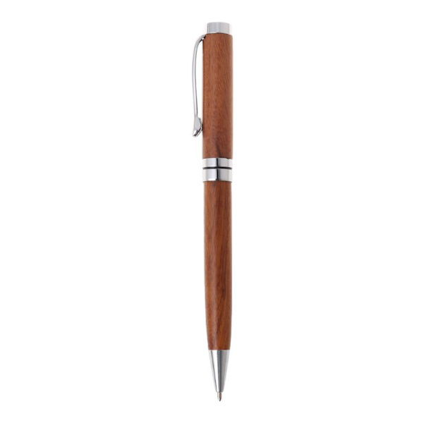 Luksus håndlavet træ Twist Business Office Medium Nib Kuglepen Stationær