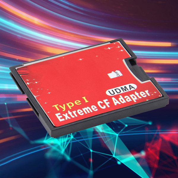Single Port Micro-SD/SDXC TF till Compact Flash CF Typ I minneskortsläsaradapter