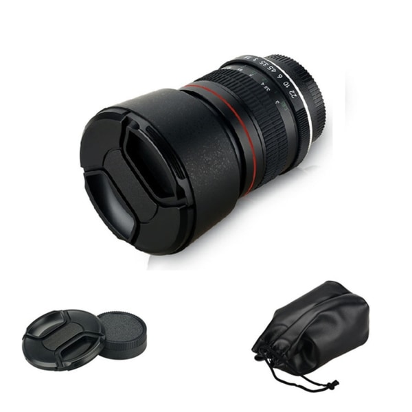 85 mm F1.8 Medium Telefoto Makroobjektiv Stor bländare Fast fokus Porträtt Makro Manuellt fokus Kameraobjektiv för D300 D3100