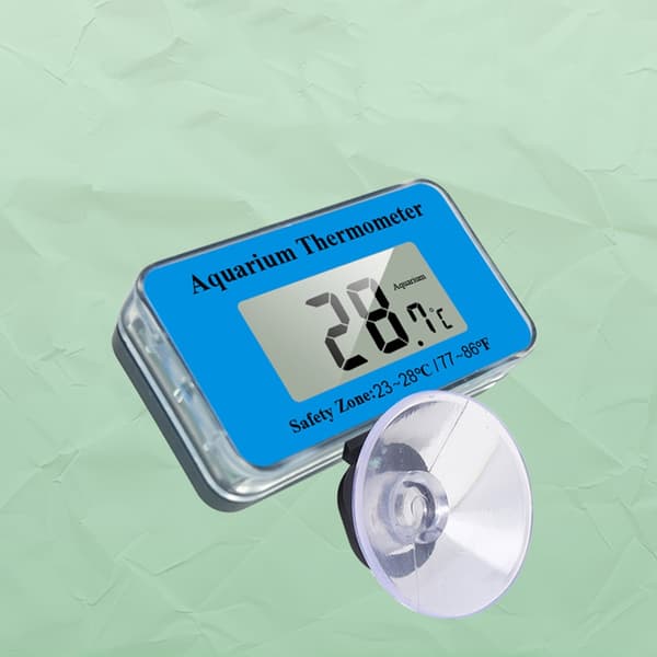 Digitale akvarietermometre med dobbeltskala og display