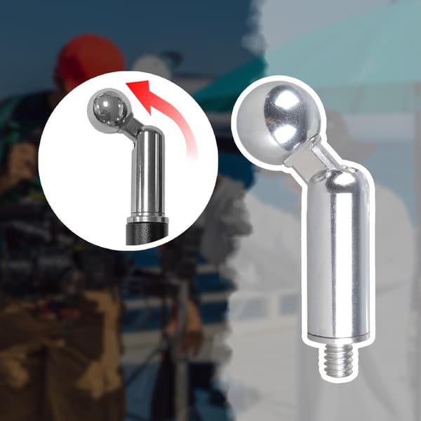 1/4 Hann til 17mm Kuleadapter Universell Passform for Kamerafester Stativer