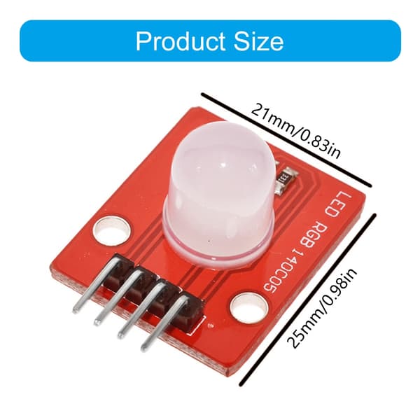 25x21mm Fuld Farve LED Modul Til Mikrocontroller Kredsløb