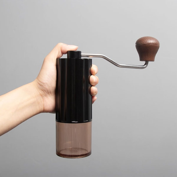 Manuell kaffekvarn Kaffeverktyg i rostfritt stål för droppkaffeespresso Silver