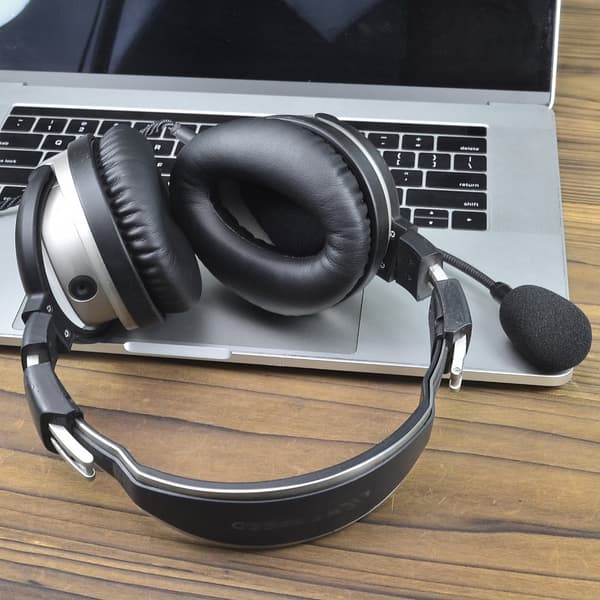 Kvalitets Memory Foam Ørepuder Ørepuder til Aviation Headsets