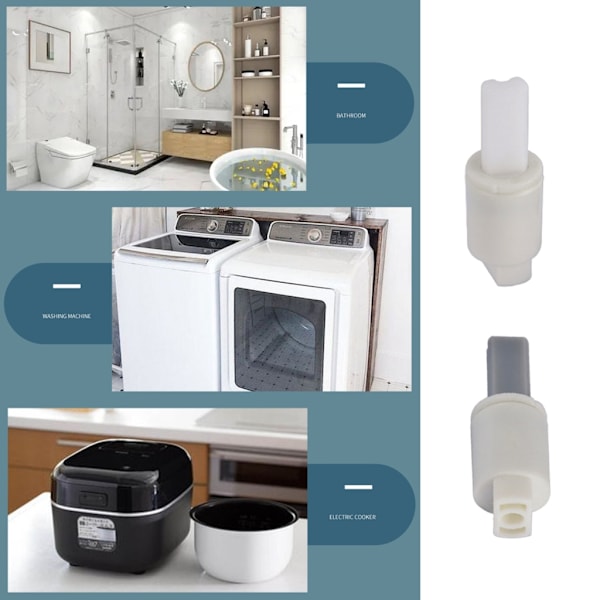 Uppgraderad Bidet Toalettsits Stötfångare Universal Toalettsits Buffe Toalettlock Stötfångare Stäng gångjärn Lock Reducers Connectors null - A