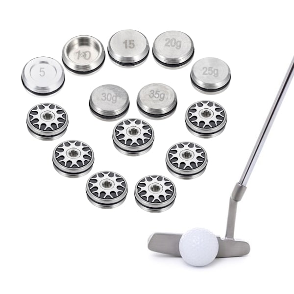 2 kpl golfpainoskruvia, jotka sopivat Stroke Lab -putterin mailojen päihin Red 5 grams