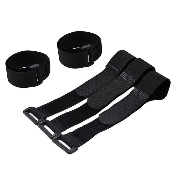 10 stk. Genanvendelige Kabelbindere Justerbare Ledningsbindere Stropper 50cm