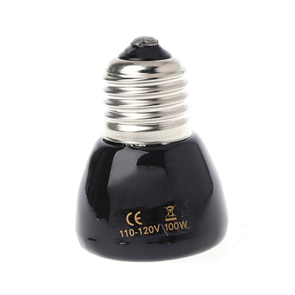 Mini Reptil Värmelampa Glödlampa Inget ljus Infraröd Keramisk värmesändare för Brooder Coop Lizard Lambs Snake 25W/50W/75W/100W 50W
